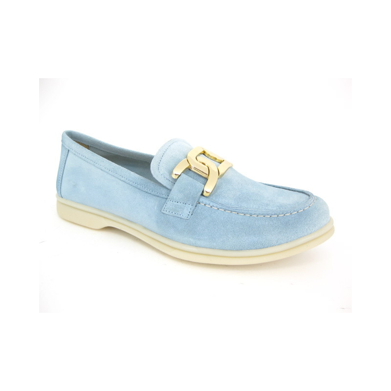 Desiree Moccassin Blauw licht