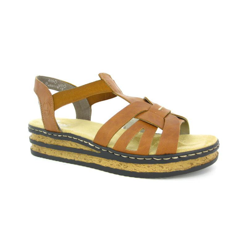 Rieker Sandaal Cognac