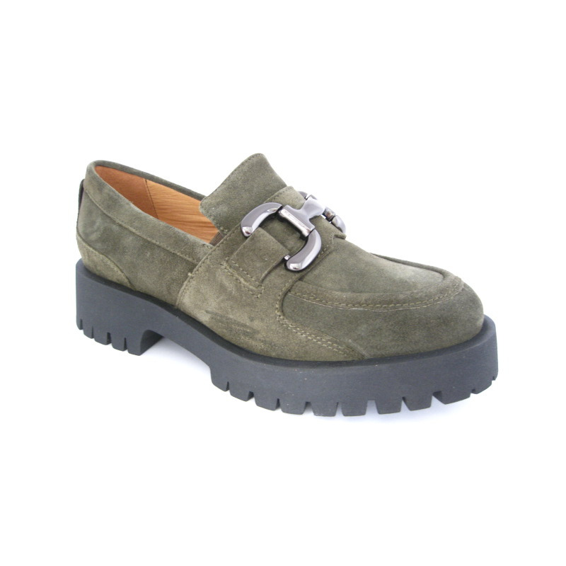 Piedi Nudi Moccassin Khaki