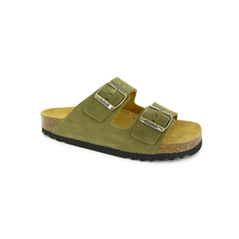 Scholl Muiltje Khaki