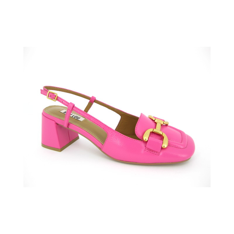 Bibi Lou Moccassin Fuchsia