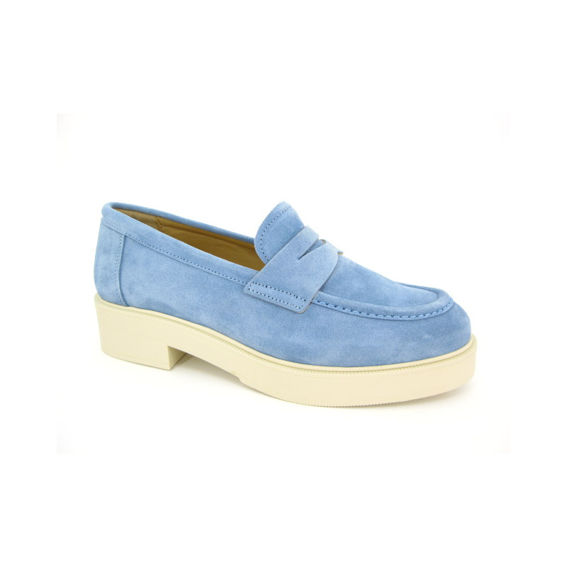 Catwalk Moccassin Blauw licht