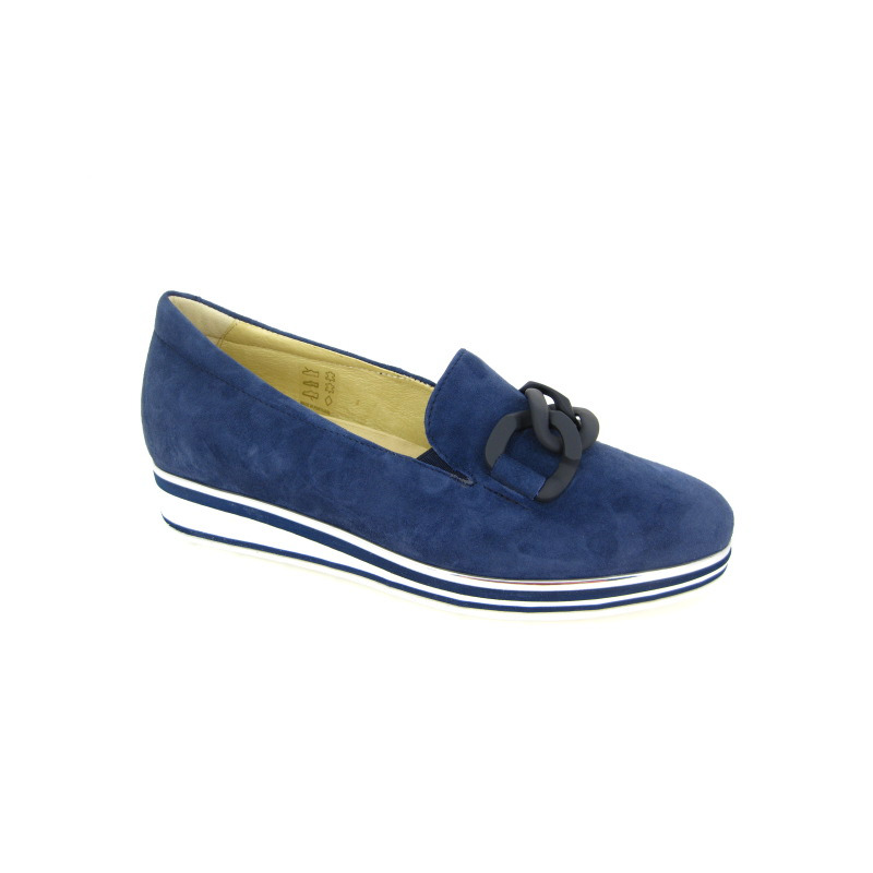 Softwaves Moccassin Blauw