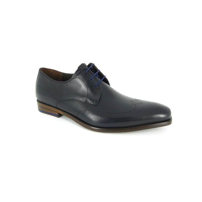 Floris Van Bommel Veterschoen Blauw
