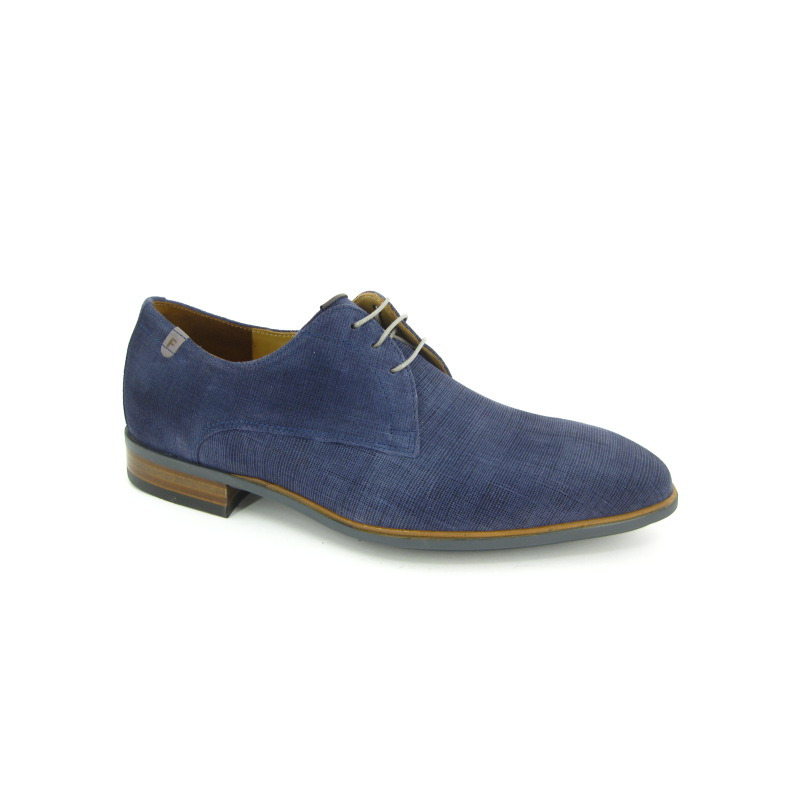 Floris Van Bommel Veterschoen Blauw