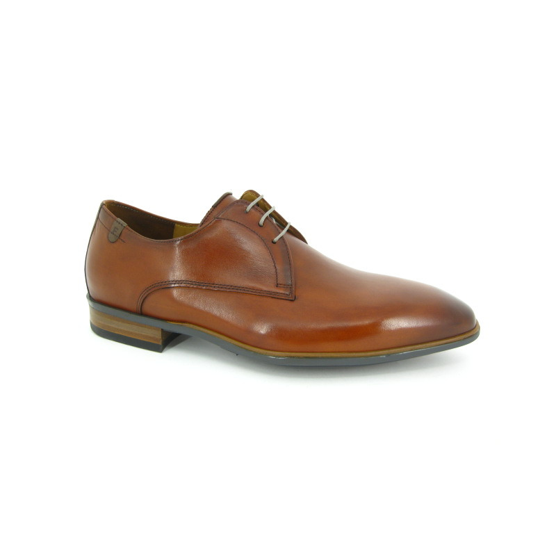 Floris Van Bommel Veterschoen Cognac
