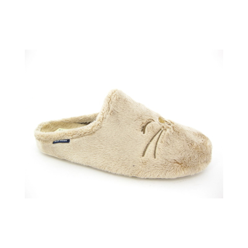 River Woods Pantoffel Beige