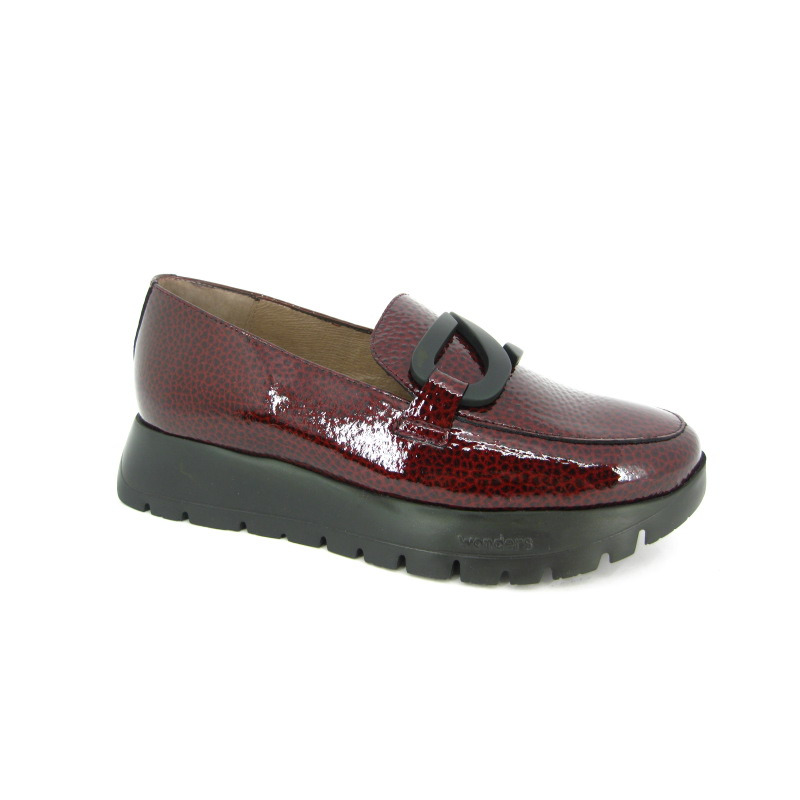 Wonders Moccassin Bordeau