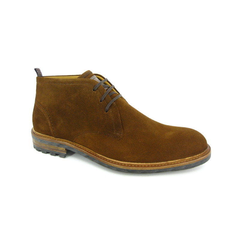 Floris Van Bommel Veterschoen Cognac