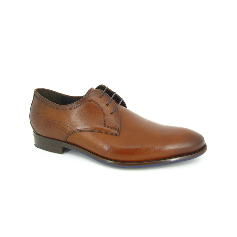 Floris Van Bommel Veterschoen Cognac