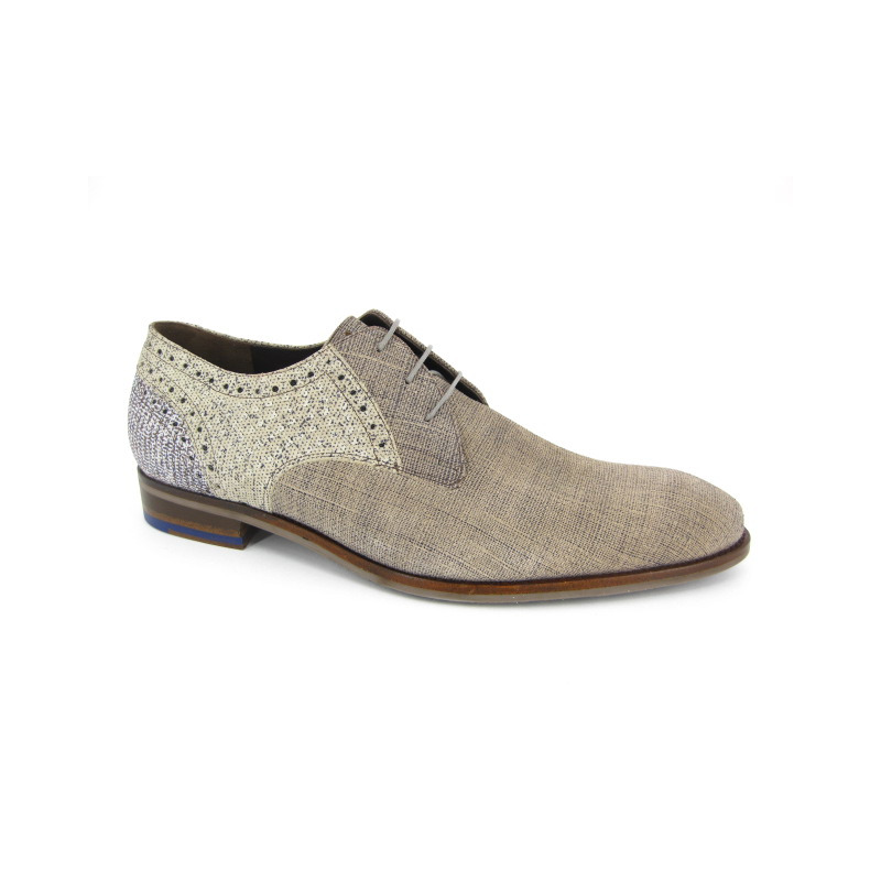 Floris Van Bommel Veterschoen Beige