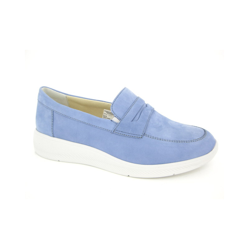 Solidus Moccassin Blauw licht