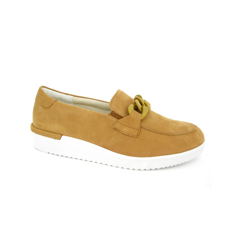 Solidus Moccassin Cognac