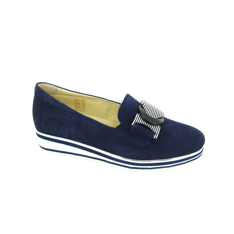 Softwaves Moccassin Blauw