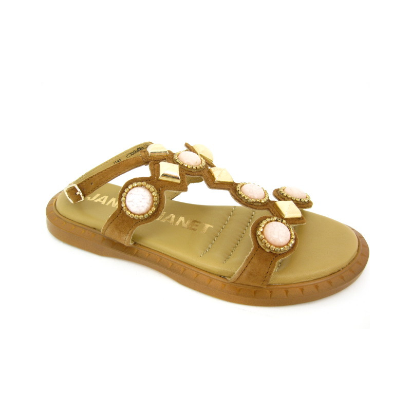 Janet & Janet Sandaal Cognac