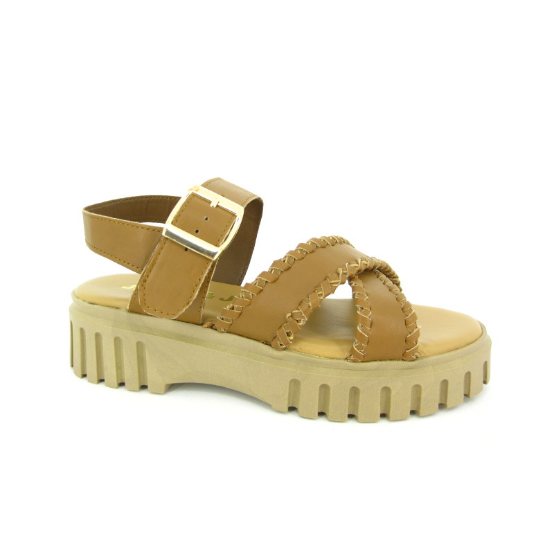Janet & Janet Sandaal Cognac