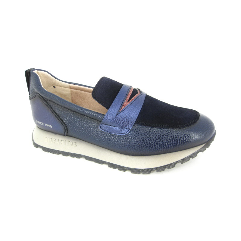 Hispanitas Moccassin Blauw donker