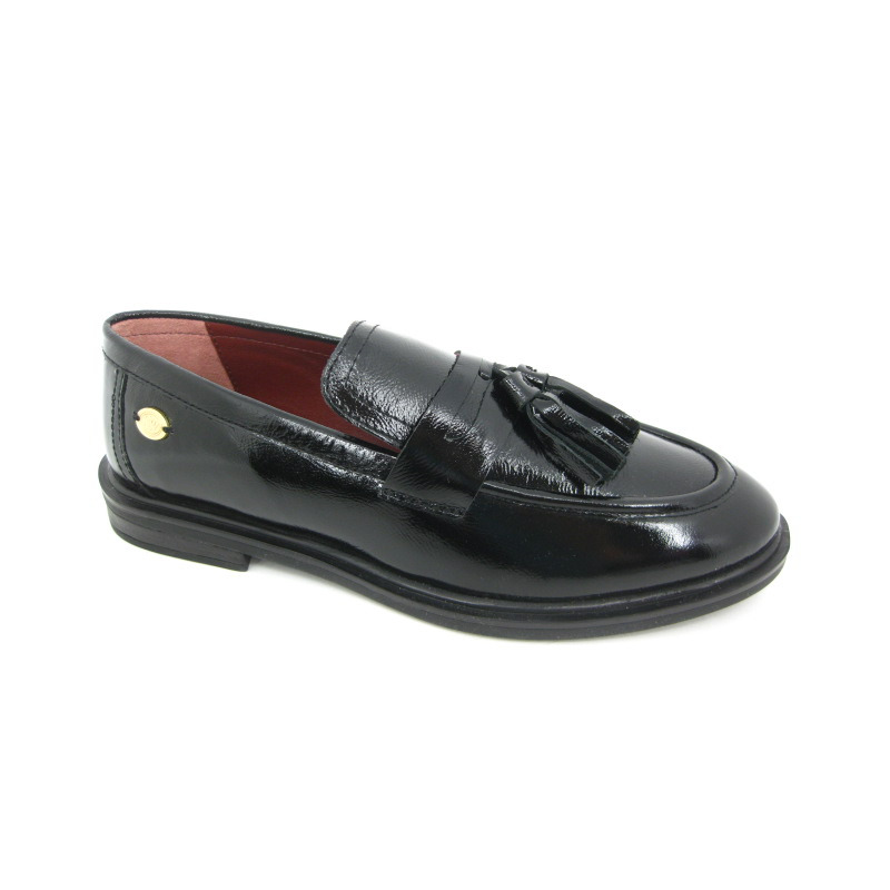 Fred De La Bretoniere Moccassin Zwart