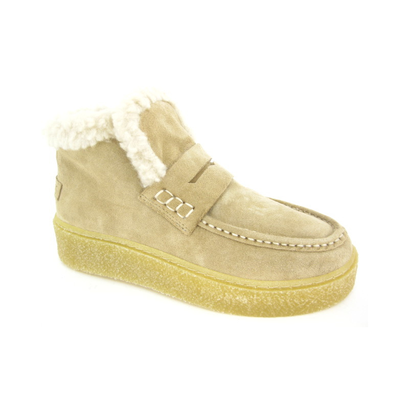 Shabbies Sneaker hoog Taupe