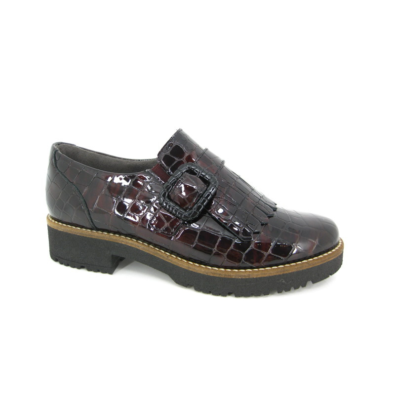 Pitillos Moccassin Bordeau