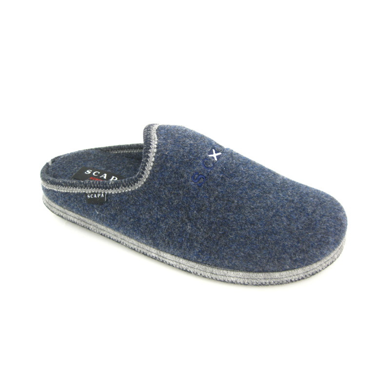Scapa Pantoffel Blauw