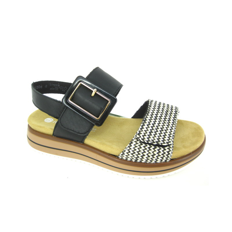 Remonte Sandaal Zwart