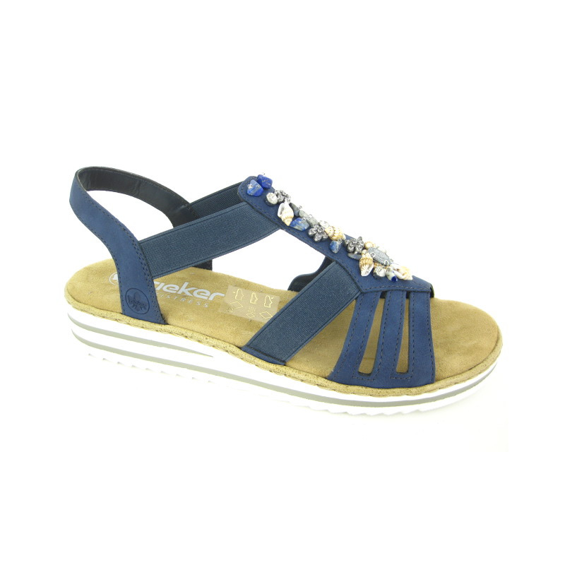 Rieker Sandaal Blauw donker