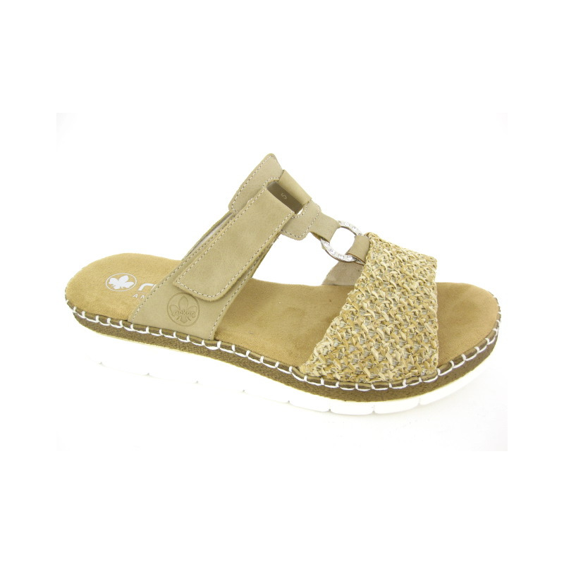Rieker Muiltje Beige donker