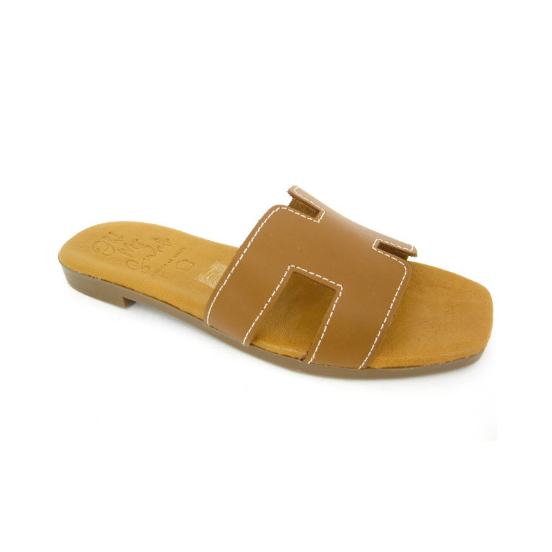 Oh My Sandals Muiltje Cognac