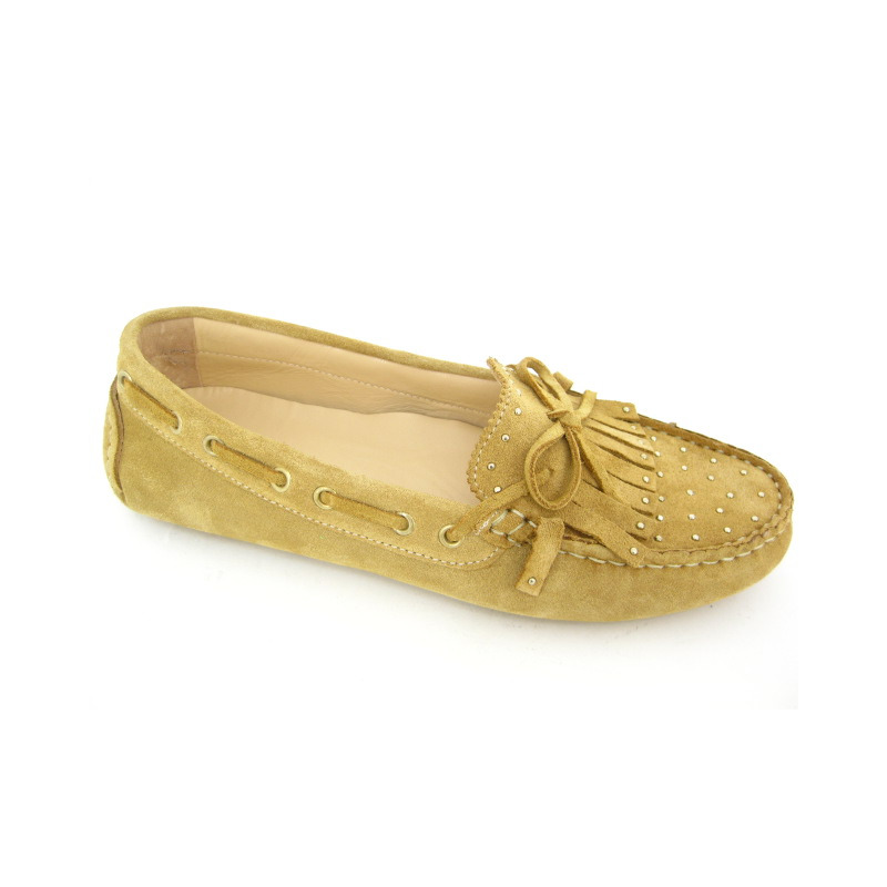 Fred De La Bretoniere Moccassin Cognac