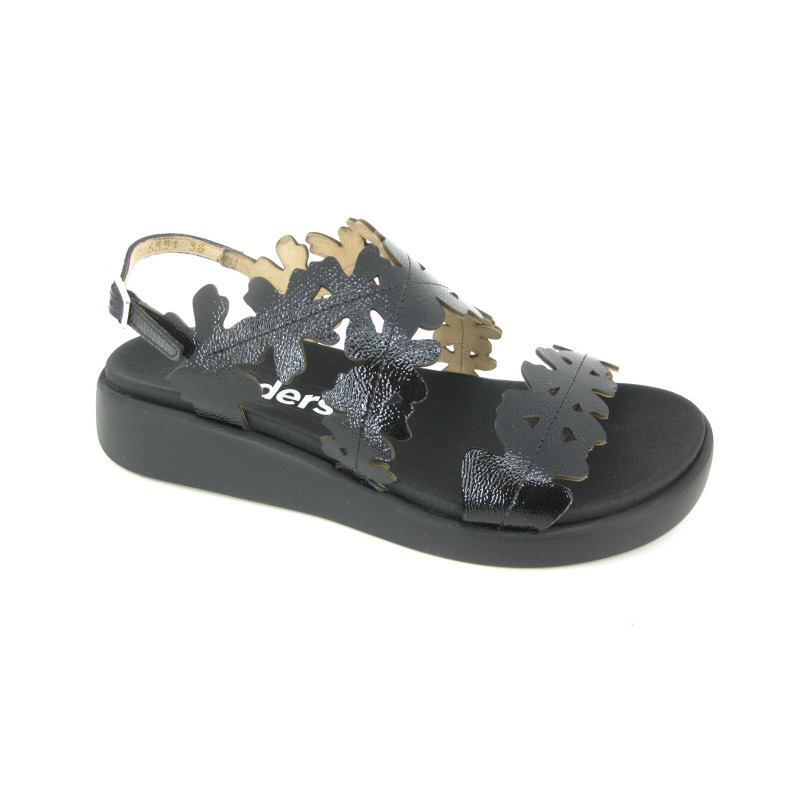 Wonders Sandaal Zwart