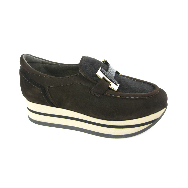 Softwaves Moccassin Bruin donker